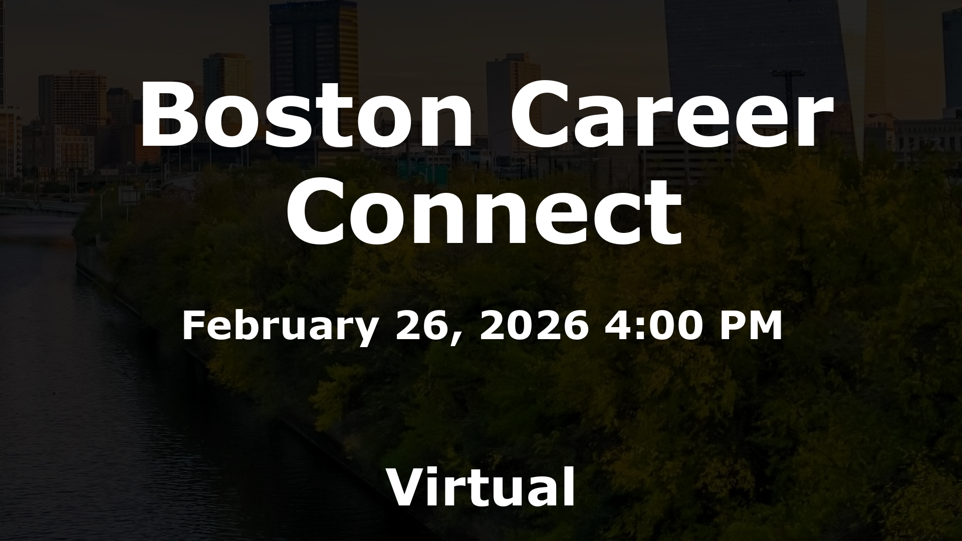 Boston Career Connect event image